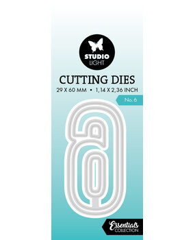 Studio Light Cutting Die Number 6 Essentials 32x56x1mm 1 PC nr.923 (SL-ES-CD923) (DISCONTINUED)