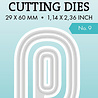 Studio Light Cutting Die Number 9 Essentials 32x56x1mm 1 PC nr.926 (SL-ES-CD926) (DISCONTINUED) Studio Light Cutting Die Number 9 Essentials 32x56x1mm 1 PC nr.926 (SL-ES-CD926) (DISCONTINUED)