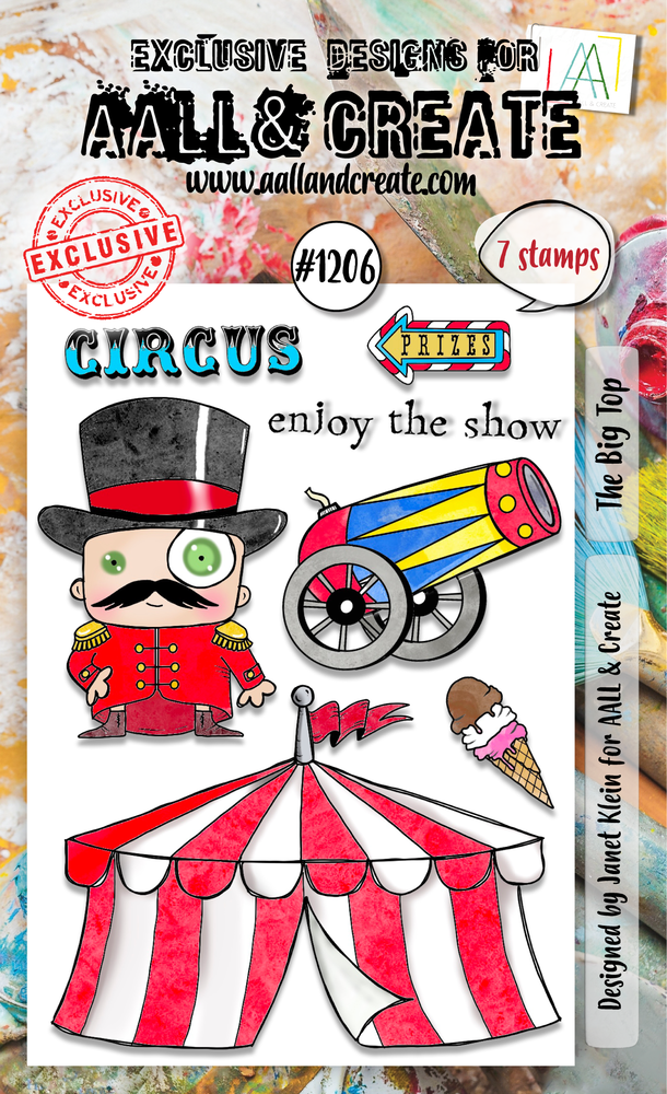Aall and Create Stamp Set A6 The Big Top (AALL-TP-1206) Aall and Create Stamp Set A6 The Big Top (AALL-TP-1206)