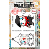 Aall and Create Stamp Set A7 Pierrot And Mime (AALL-TP-1210)