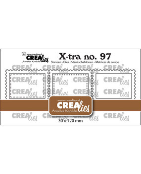 Crealies X-tra Stansen No. 97 3 Postzegels Op Een Rij Horizontaal (CLXtra97)