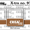 Crealies X-tra Dies No. 97 3 Postage Stamps in a Row Horizontal (CLXtra97) Crealies X-tra Dies No. 97 3 Postage Stamps in a Row Horizontal (CLXtra97)