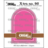 Crealies X-tra Stansen No. 95 ATC Boog Met Kleine Streepjes (CLXtra95)