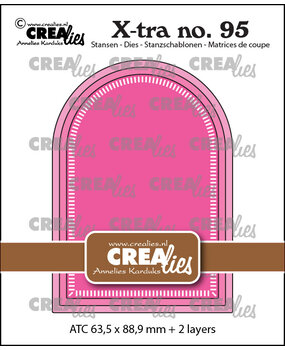 Crealies X-tra Dies No. 95 ATC Arch with Little Stripes (CLXtra95)