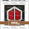 Crealies X-tra Stansen No. 92 Zeshoekig Raam Met Luikjes (CLXtra92)