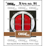 Crealies X-tra Dies No. 91 Circle Window with Shutters (CLXtra91)