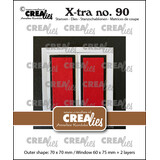 Crealies X-tra Dies No. 90 Square Window with Shutters (CLXtra90)