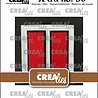 Crealies X-tra Stansen No. 90 Vierkant Raam Met Luikjes (CLXtra90)