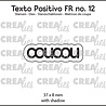 Crealies Texto Positivo Stansen French Coucou (POSFR12)