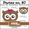 Crealies Partzz Stansen No. 87 Uil (CLPartzz87)
