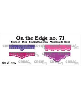 Crealies On the Edge Dies No. 71 5 cm with Little Stripes (4pcs) (CLOTE71)