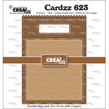 Crealies Cardzz Stansen No. 623 Double Card Tasje (CLCZ623)