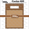 Crealies Cardzz Stansen No. 623 Double Card Tasje (CLCZ623)