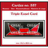 Crealies Cardzz Dies No. 337 Triple Easel Card (CLCZ337)