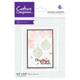 Crafter's Companion Pearl Powder Clear Stamp Seasonal Elements (CC-CA-ST-SEEL)