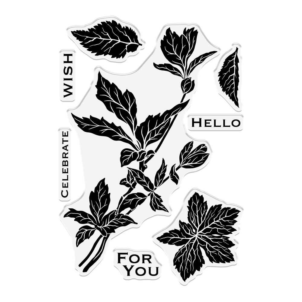 Crafter's Companion Bold Lino Stamps Branching Out (SD-LE-STP-BROU)