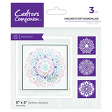 Crafter's Companion Pearl Powder Stencils Magnificent Mandalas (CC-STEN-MAMA)