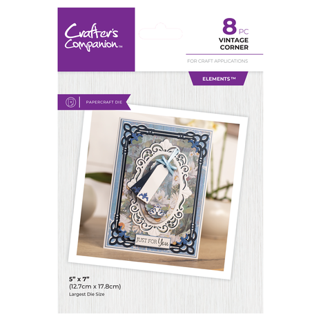 Crafter's Companion Frame Create a Card Dies Vintage Corner (CC-MD-CAD-VICO) Crafter's Companion Frame Create a Card Dies Vintage Corner (CC-MD-CAD-VICO)