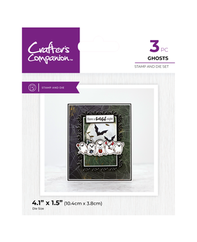 Crafter's Companion Character Embellish Stamp & Die Ghosts (CC-STD-GHO)
