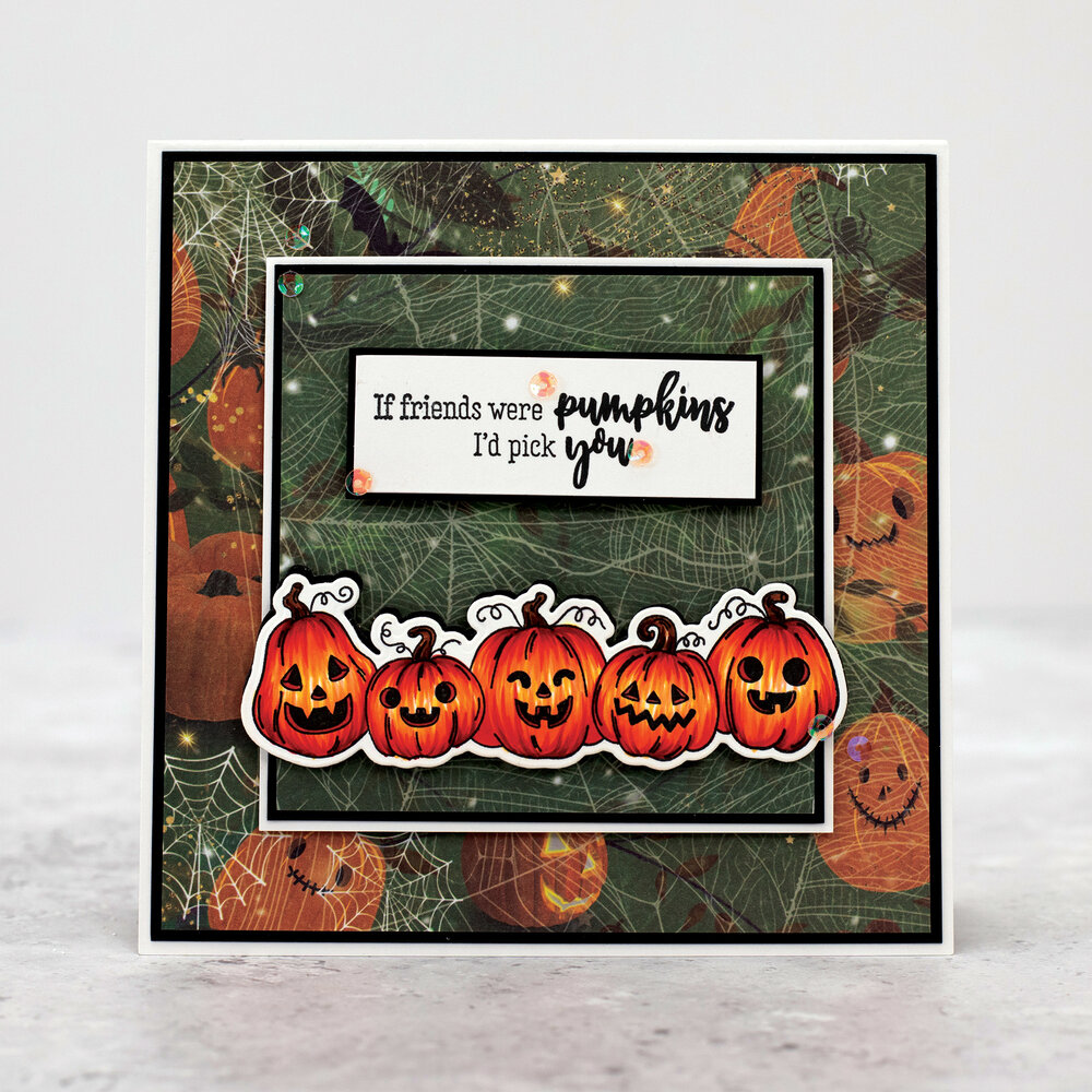 Crafter's Companion Character Embellish Stamp & Die Pumpkins (CC-STD-PUM) Crafter's Companion Character Embellish Stamp & Die Pumpkins (CC-STD-PUM)