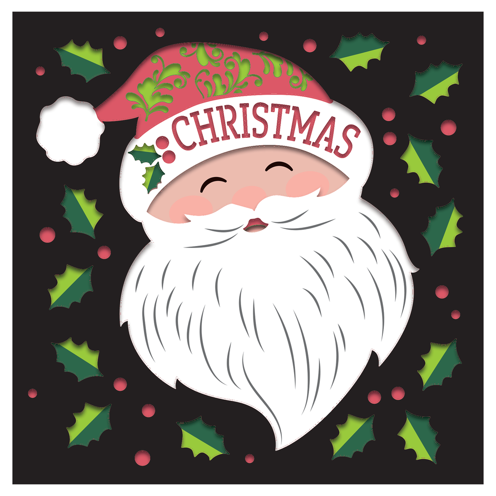 Crafter's Companion Christmas 5.5x5.5 Inch Pre Cut Layering Pad (CC-PCLP-5.5-CHR)