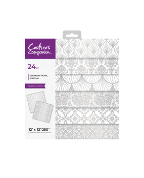 Crafter's Companion Everyday Pearl 12x12 Inch Resist Paper Pad (CC-PAD12-EVPRE)