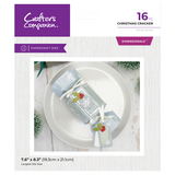 Crafter's Companion Christmas Cracker Set Metal Dies Dimensionals (CC-MD-DIM-CHCR)