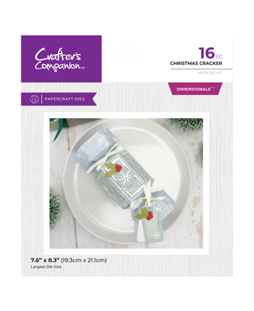 Crafter's Companion Christmas Cracker Set Metal Dies Dimensionals (CC-MD-DIM-CHCR) Crafter's Companion Christmas Cracker Set Metal Dies Dimensionals (CC-MD-DIM-CHCR)