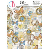 Ciao Bella Esprit de Voyage A4 Vellum Paper Patterns (6pcs) (CBV021) Ciao Bella Esprit de Voyage A4 Vellum Paper Patterns (6pcs) (CBV021)