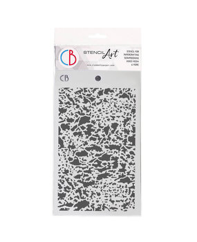 Ciao Bella Esprit de Voyage 5x8 Inch Texture Stencil Oxidized Surface (MS135)