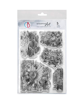 Ciao Bella Esprit de Voyage 6x8 Inch Clear Stamp Mechanical Marvels (PS8118)