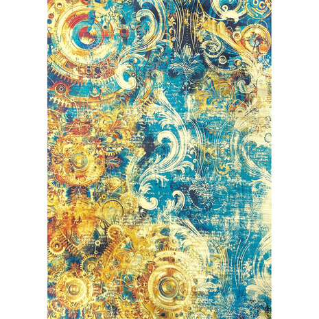 Ciao Bella Esprit de Voyage A4 Deluxe Paper Gold (5pcs) (CBD016)