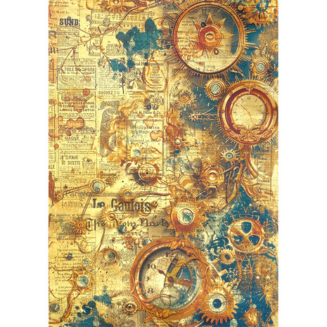 Ciao Bella Esprit de Voyage A4 Deluxe Paper Gold (5pcs) (CBD016)