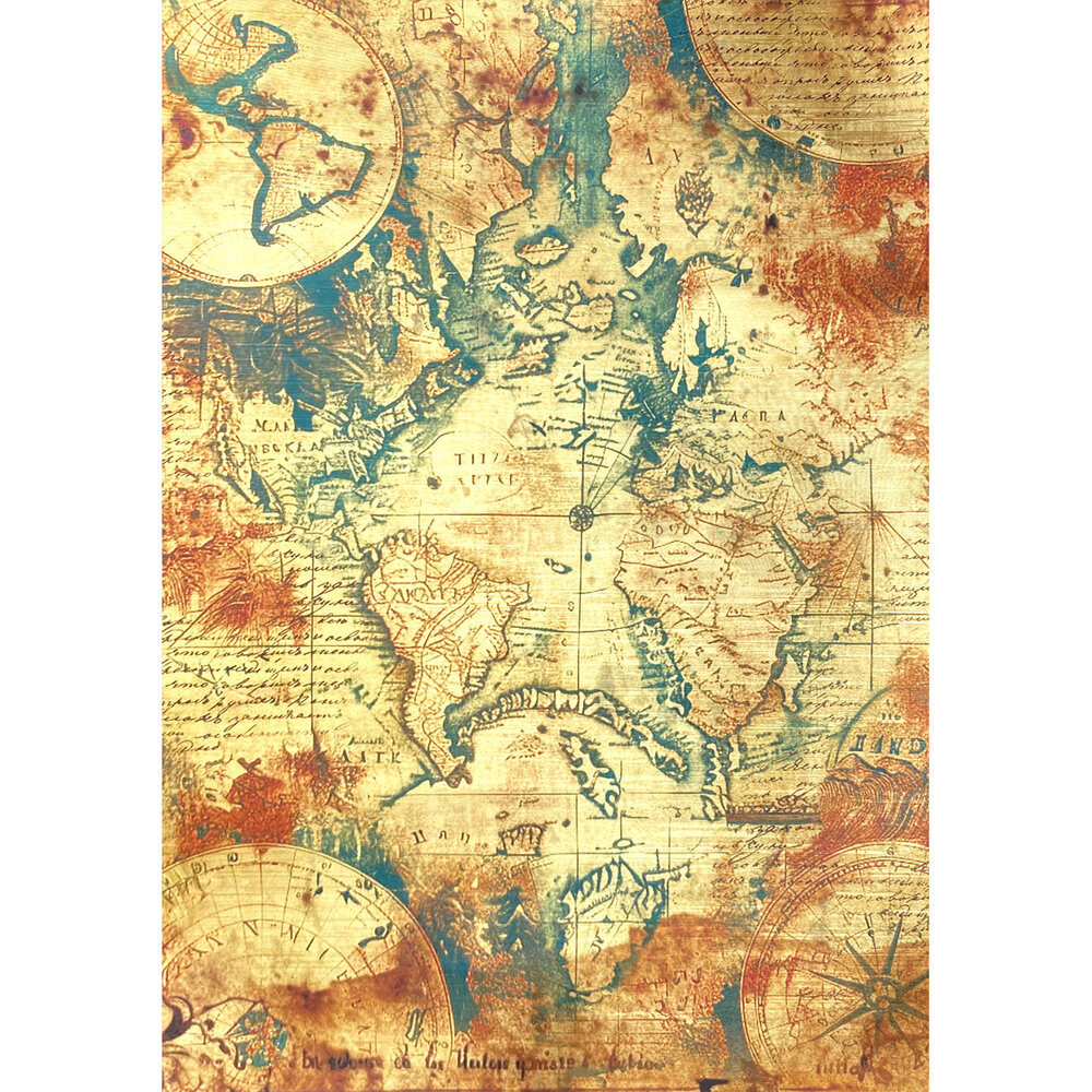 Ciao Bella Esprit de Voyage A4 Deluxe Paper Gold (5pcs) (CBD016)