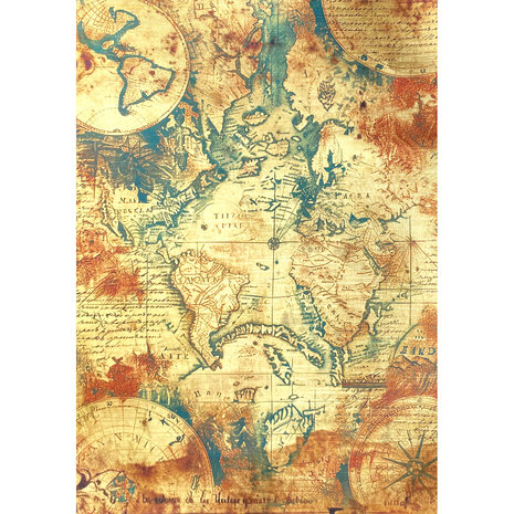 Ciao Bella Esprit de Voyage A4 Deluxe Paper Gold (5pcs) (CBD016)