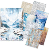 Ciao Bella Winter Wonderland A5 Rice Paper Mixed (8pcs) (CBRS002) (DISCONTINUED)