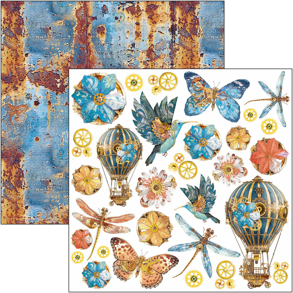 Ciao Bella Esprit de Voyage 8x8 Inch Paper Pad (12pcs) (CBH082) Ciao Bella Esprit de Voyage 8x8 Inch Paper Pad (12pcs) (CBH082)