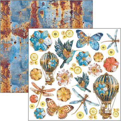 Ciao Bella Esprit de Voyage 8x8 Inch Paper Pad (12pcs) (CBH082) Ciao Bella Esprit de Voyage 8x8 Inch Paper Pad (12pcs) (CBH082)