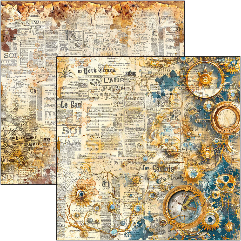 Ciao Bella Esprit de Voyage 8x8 Inch Paper Pad (12pcs) (CBH082) Ciao Bella Esprit de Voyage 8x8 Inch Paper Pad (12pcs) (CBH082)