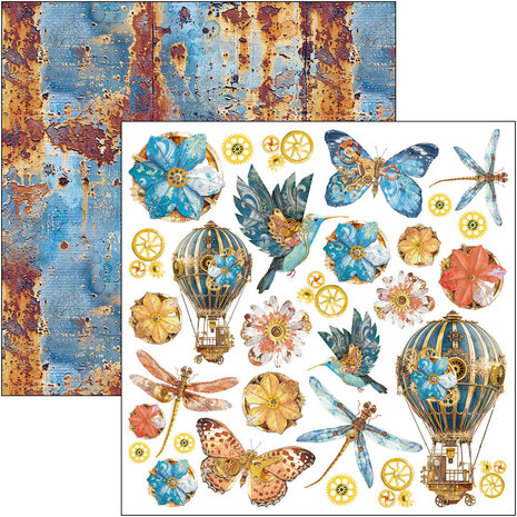 Ciao Bella Esprit de Voyage 12x12 Inch Paper Pad (12pcs) (CBPM082) Ciao Bella Esprit de Voyage 12x12 Inch Paper Pad (12pcs) (CBPM082)