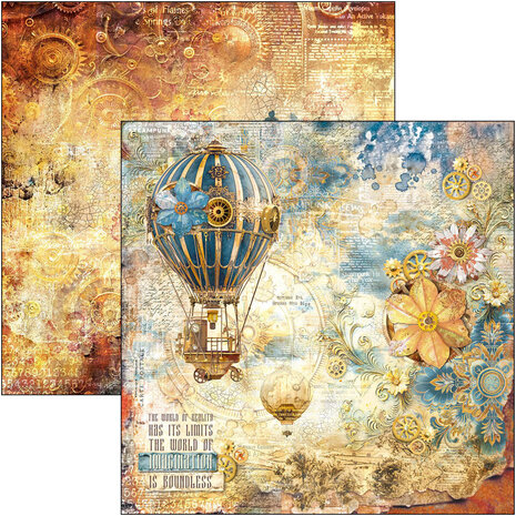 Ciao Bella Esprit de Voyage 12x12 Inch Paper Pad (12pcs) (CBPM082) Ciao Bella Esprit de Voyage 12x12 Inch Paper Pad (12pcs) (CBPM082)