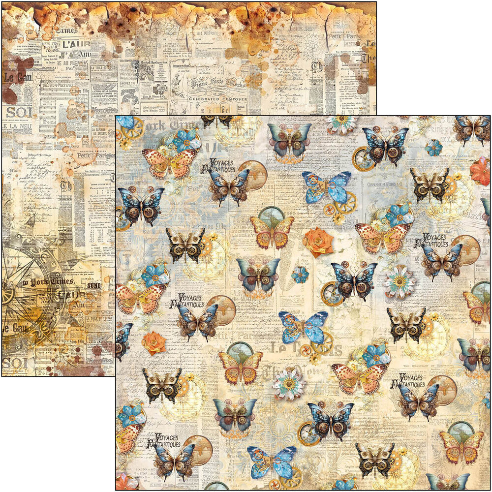 Ciao Bella Esprit de Voyage 12x12 Inch Paper Pad (12pcs) (CBPM082) Ciao Bella Esprit de Voyage 12x12 Inch Paper Pad (12pcs) (CBPM082)