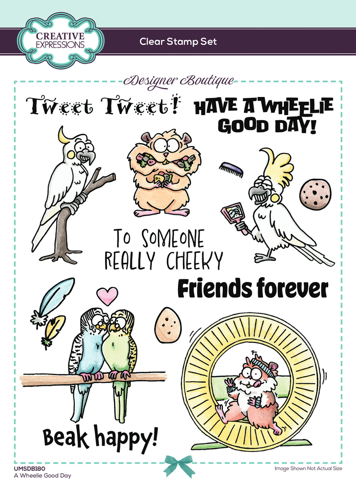 Creative Expressions Designer Boutique Clear Stamp A5 A Wheelie Good Day (UMSDB180) (OUTLET) Creative Expressions Designer Boutique Clear Stamp A5 A Wheelie Good Day (UMSDB180) (OUTLET)