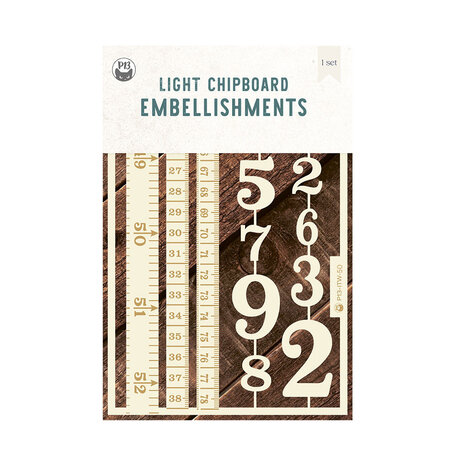 P13 Into the Woods Light Chipboard Embellishments 07 (13pcs) (P13-ITW-50) P13 Into the Woods Light Chipboard Embellishments 07 (13pcs) (P13-ITW-50)