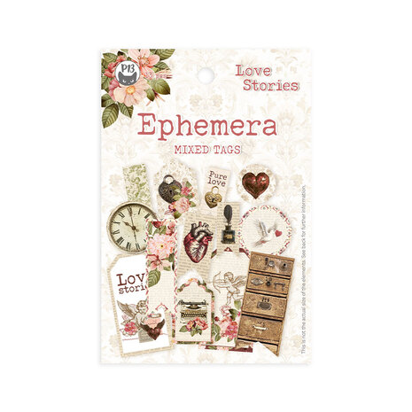 P13 Love Stories Ephemera Tags (13pcs) (P13-LST-21)