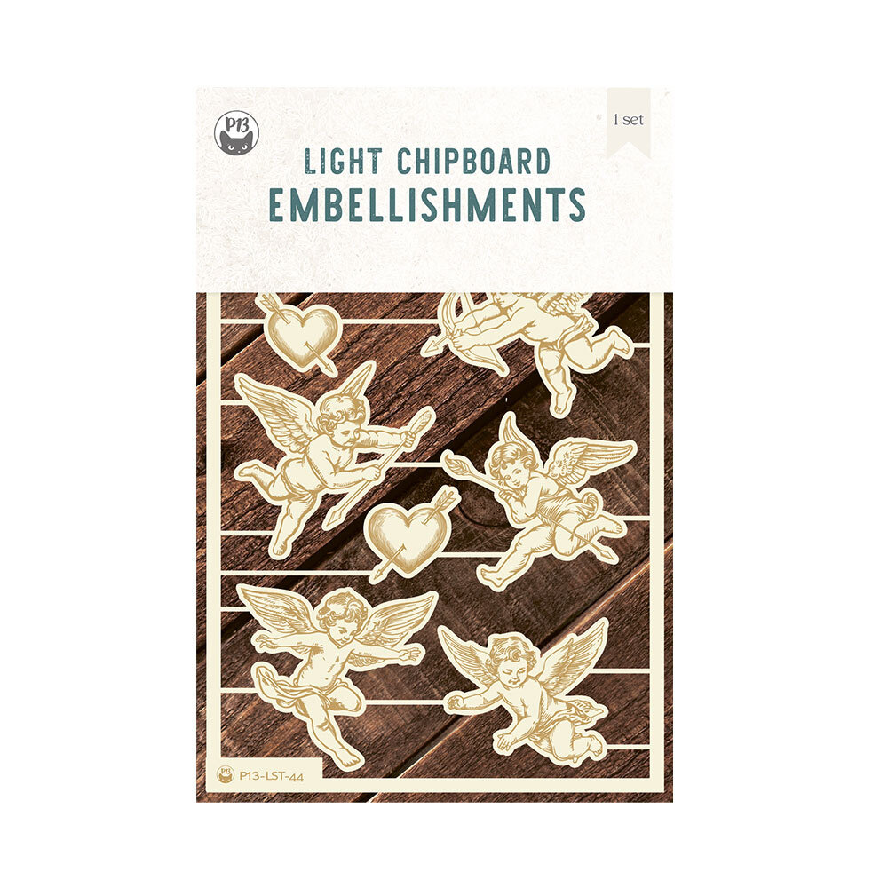 Love Stories Light Chipboard Embellishments 01 (9pcs) (P13-LST-44 ...