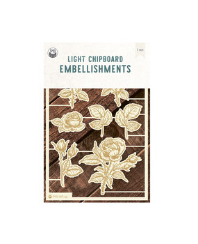 P13 Love Stories Light Chipboard Embellishments 02 (7pcs) (P13-LST-45)