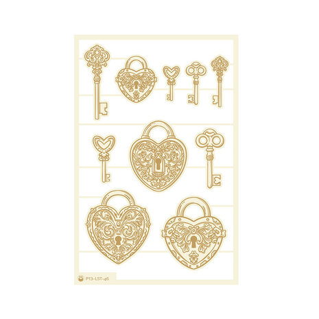 P13 Love Stories Light Chipboard Embellishments 03 (10pcs) (P13-LST-46) P13 Love Stories Light Chipboard Embellishments 03 (10pcs) (P13-LST-46)