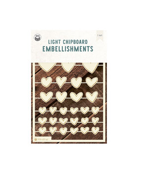P13 Love Stories Light Chipboard Embellishments 04 (32pcs) (P13-LST-47)