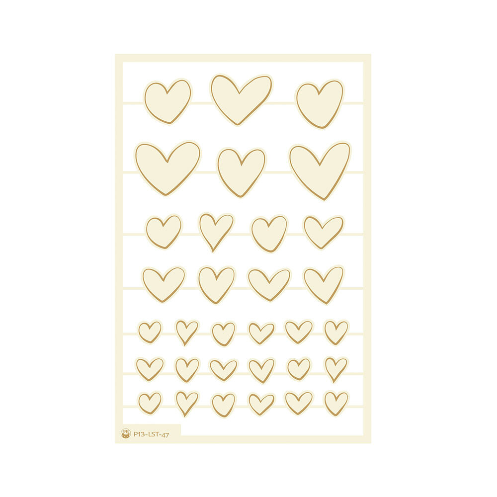 P13 Love Stories Light Chipboard Embellishments 04 (32pcs) (P13-LST-47) P13 Love Stories Light Chipboard Embellishments 04 (32pcs) (P13-LST-47)